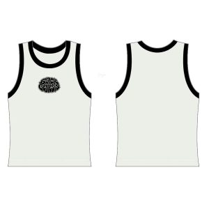 white sleeveless